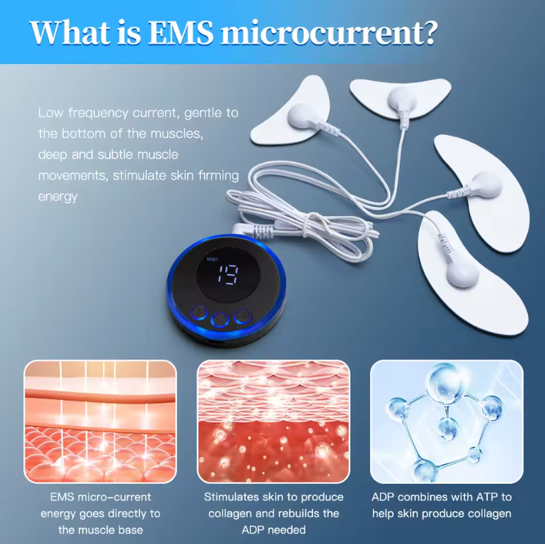 Appareil Portable de Raffermissement Facial par EMS